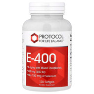 <img alt="Protocol for Life Balance, E-400, 120 Softgels" title="Protocol for Life Balance, E-400, 120 Softgels,707359109063"