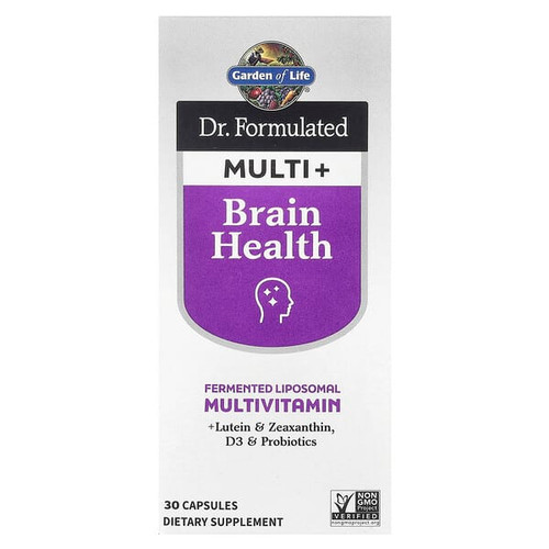 <img alt="Garden of Life, Dr. Formulated Multi+, Brain Health, 30 Capsules" title="Garden of Life, Dr. Formulated Multi+, Brain Health, 30 Capsules,658010134293"