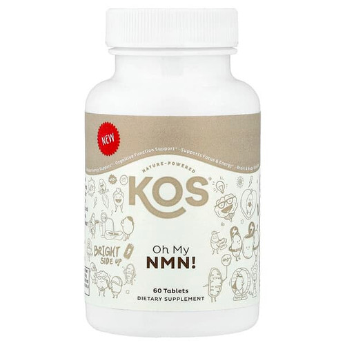 <img alt="KOS, Oh My NMN, 60 Tablets" title="KOS, Oh My NMN, 60 Tablets,850051063345"