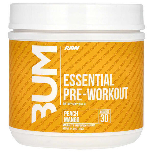 <img alt="Raw Nutrition, Bum, Essential Pre-Workout, Peach Mango, 14.9 oz (423 g)" title="Raw Nutrition, Bum, Essential Pre-Workout, Peach Mango, 14.9 oz (423 g),850049150293"