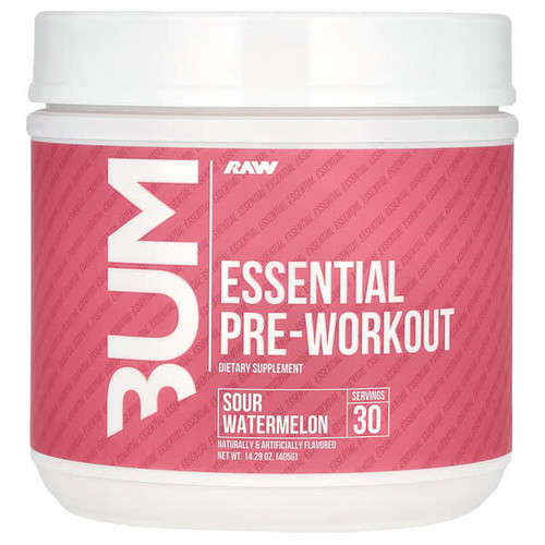 <img alt="Raw Nutrition, Bum, Essential Pre-Workout, Sour Watermelon, 14.29 oz (405 g)" title="Raw Nutrition, Bum, Essential Pre-Workout, Sour Watermelon, 14.29 oz (405 g),850039445675"