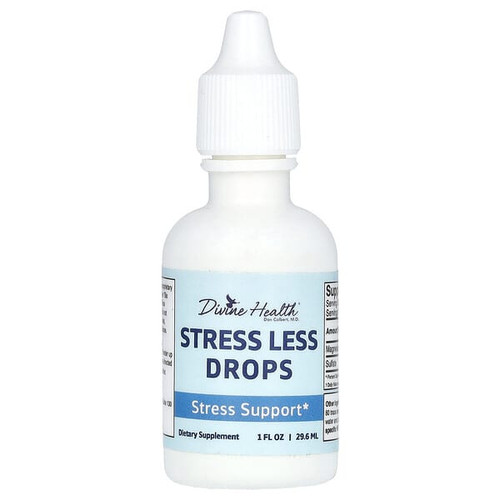 <img alt="Divine Health, Stress Less Drops , 1 fl oz (29.6 ml)" title="Divine Health, Stress Less Drops , 1 fl oz (29.6 ml),860010993224"