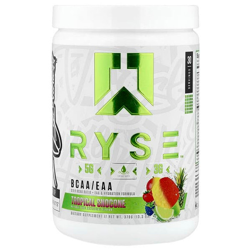 <img alt="RYSE, BCAA-EAA, Tropical Snocone, 13.3 oz (378 g)" title="RYSE, BCAA-EAA, Tropical Snocone, 13.3 oz (378 g),860064000633"