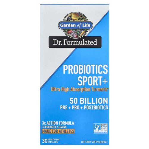 <img alt="Garden of Life, Probiotics Sport+, 50 Billion, 30 Vegetarian Capsules" title="Garden of Life, Probiotics Sport+, 50 Billion, 30 Vegetarian Capsules,658010134002"