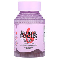 <img alt="Lemme, Focus, Concentration Gummies, Strawberry, 50 Gummies" title="Lemme, Focus, Concentration Gummies, Strawberry, 50 Gummies,850037549009"