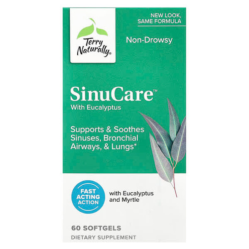 <img alt="Terry Naturally, SinuCare with Eucalyptus, 60 Softgels" title="Terry Naturally, SinuCare with Eucalyptus, 60 Softgels,367703310066"