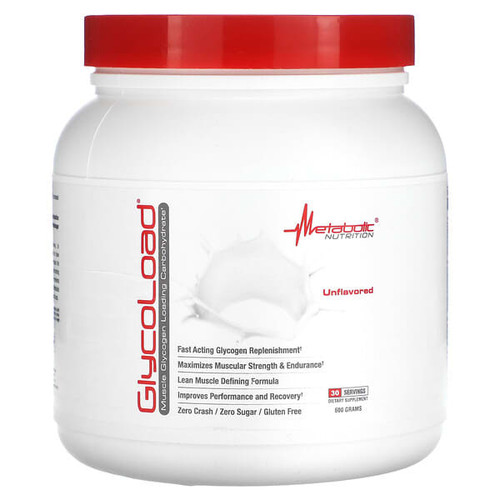 <img alt="Metabolic Nutrition, GlycoLoad, Unflavored, 600 g" title="Metabolic Nutrition, GlycoLoad, Unflavored, 600 g,764779600457"