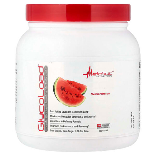 <img alt="Metabolic Nutrition, GlycoLoad, Watermelon, 600 g" title="Metabolic Nutrition, GlycoLoad, Watermelon, 600 g,764779600563"