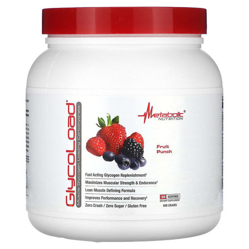 <img alt="Metabolic Nutrition, GlycoLoad, Fruit Punch , 600 g" title="Metabolic Nutrition, GlycoLoad, Fruit Punch , 600 g,764779600235"