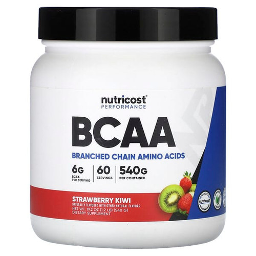 <img alt="Nutricost, Performance, BCAA, Strawberry Kiwi, 1.2 lb (540 g)" title="Nutricost, Performance, BCAA, Strawberry Kiwi, 1.2 lb (540 g),857077008596"