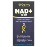 <img alt="Ageless Foundation Laboratories, NAD+ Boost, 30 Veg Capsules" title="Ageless Foundation Laboratories, NAD+ Boost, 30 Veg Capsules,860009789982"