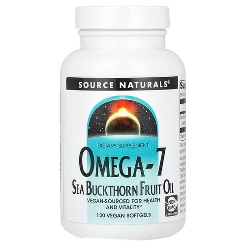 <img alt="Source Naturals, Omega-7, Sea Buckthorn Fruit Oil, 500 mg, 120 Vegan Softgels" title="Source Naturals, Omega-7, Sea Buckthorn Fruit Oil, 500 mg, 120 Vegan Softgels,021078025559"
