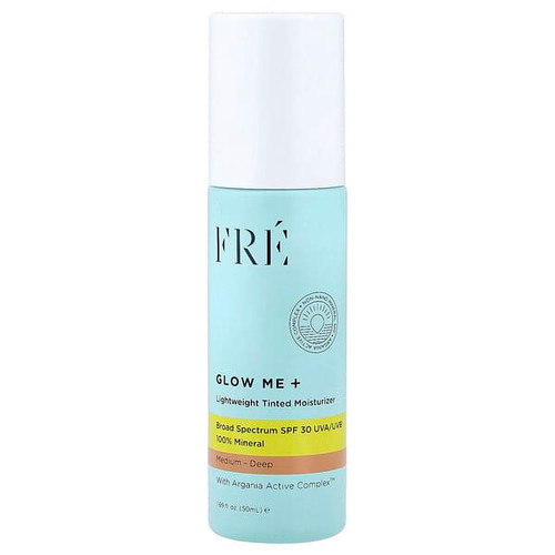 <img alt="Fre, Glow Me+, Lightweight Tinted Moisturizer, SPF 30, Medium-Deep, 1.69 fl oz (50 ml)" title="Fre, Glow Me+, Lightweight Tinted Moisturizer, SPF 30, Medium-Deep, 1.69 fl oz (50 ml),7290019554059"