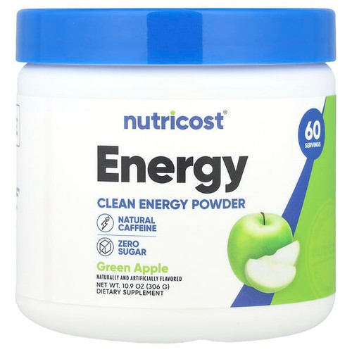 <img alt="Nutricost, Energy, Clean Energy Powder, Green Apple, 10.9 oz (306 g)" title="Nutricost, Energy, Clean Energy Powder, Green Apple, 10.9 oz (306 g),810139570387"