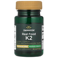 <img alt="Swanson Vitamins, Real Food K2, Maximum Strength , 200 mcg, 30 Softgels" title="Swanson Vitamins, Real Food K2, Maximum Strength , 200 mcg, 30 Softgels,087614029061"
