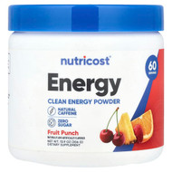 <img alt="Nutricost, Energy, Clean Energy Powder, Fruit Punch, 10.9 oz (306 g)" title="Nutricost, Energy, Clean Energy Powder, Fruit Punch, 10.9 oz (306 g),810139570370"
