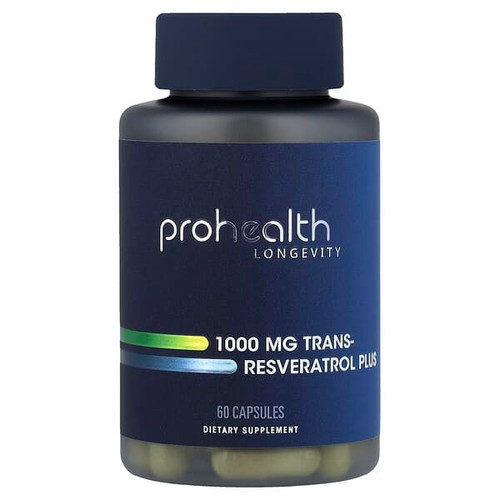 <img alt="ProHealth Longevity, Trans-Resveratrol Plus, 60 Capsules" title="ProHealth Longevity, Trans-Resveratrol Plus, 60 Capsules,850023410030"
