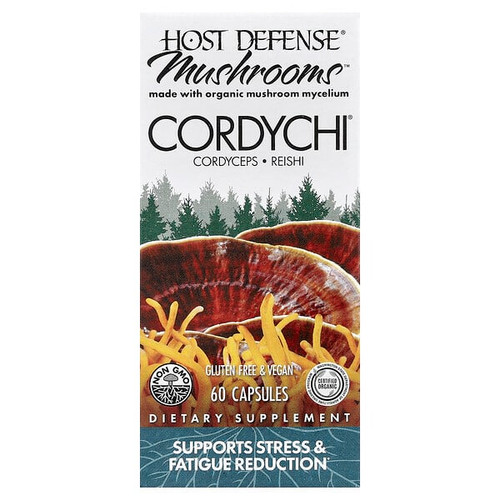 <img alt="Host Defense, Mushrooms, Cordychi, 60 Capsules" title="Host Defense, Mushrooms, Cordychi, 60 Capsules,633422037424"