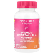 <img alt="Pink Stork, Premium Prenatal + DHA Gummies, Assorted Fruit, 60 Gummies" title="Pink Stork, Premium Prenatal + DHA Gummies, Assorted Fruit, 60 Gummies,850038331764"