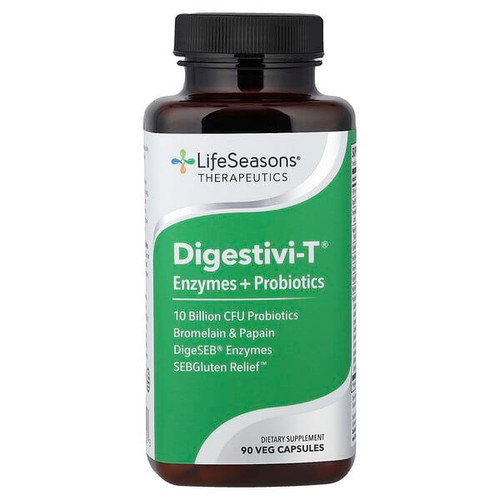 <img alt="LifeSeasons, Digestivi-T, Enzymes + Probiotics, 90 Veg Capsules" title="LifeSeasons, Digestivi-T, Enzymes + Probiotics, 90 Veg Capsules,853760002223"