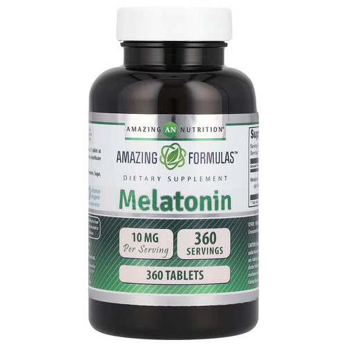 <img alt="Amazing Nutrition, Melatonin, 10 mg, 360 Tablets" title="Amazing Nutrition, Melatonin, 10 mg, 360 Tablets,819209022511"