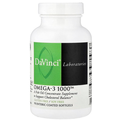 <img alt="DaVinci Laboratories, Omega-3 1000, 90 Enteric Coated Softgels" title="DaVinci Laboratories, Omega-3 1000, 90 Enteric Coated Softgels,026664236890"