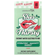 <img alt="Legendairy Milk, Shes Thirsty, Coconut Water Electrolyte Mix, Watermelon (Box), 18 Stick Packs, 0.28 oz (7.8 g) Each" title="Legendairy Milk, Shes Thirsty, Coconut Water Electrolyte Mix, Watermelon (Box), 18 Stick Packs, 0.28 oz (7.8 g) Each,810097410657"
