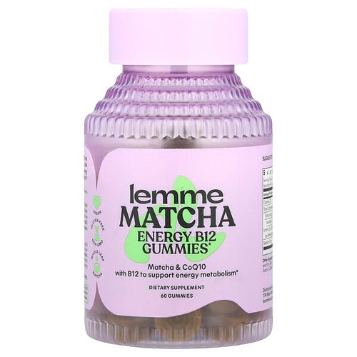 <img alt="Lemme, Energy B12 & CoQ10 Gummies, Matcha, 60 Gummies" title="Lemme, Energy B12 & CoQ10 Gummies, Matcha, 60 Gummies,850037549030"
