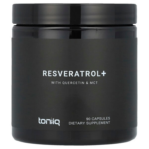 <img alt="Toniiq, Resveratrol+, With Quercetin & MCT, 90 Capsules" title="Toniiq, Resveratrol+, With Quercetin & MCT, 90 Capsules,858111007995"
