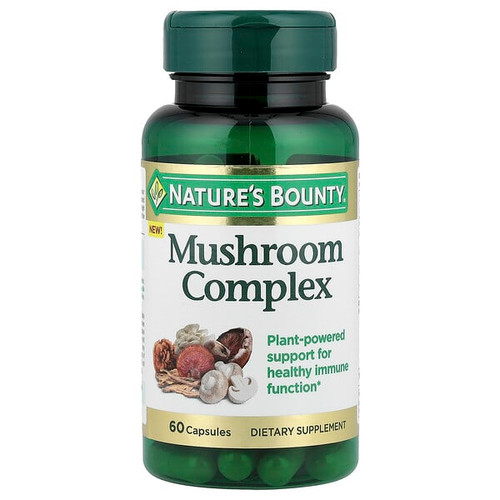 <img alt="Natures Bounty, Mushroom Complex, 60 Capsules" title="Natures Bounty, Mushroom Complex, 60 Capsules,074312016899"