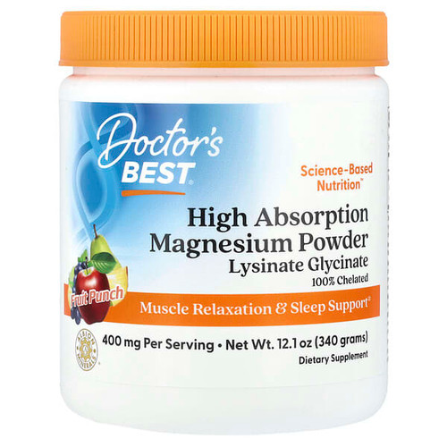<img alt="Doctors Best, High Absorption Magnesium Powder, Fruit Punch, 12.1 oz (340 g)" title="Doctors Best, High Absorption Magnesium Powder, Fruit Punch, 12.1 oz (340 g),753950006249"