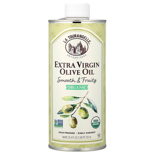 <img alt="La Tourangelle, Organic Extra Virgin Olive Oil, Smooth & Fruity, 25.4 fl oz (750 ml)" title="La Tourangelle, Organic Extra Virgin Olive Oil, Smooth & Fruity, 25.4 fl oz (750 ml),850003695792"