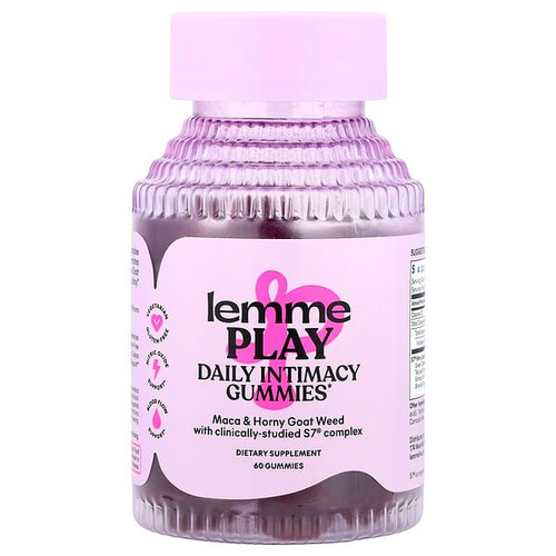 <img alt="Lemme, Play, Daily Intimacy Gummies, Cherry, 60 Gummies" title="Lemme, Play, Daily Intimacy Gummies, Cherry, 60 Gummies,850066835630"