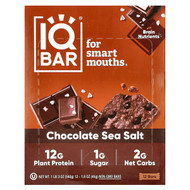 <img alt="IQBAR, Plant Protein Bar, Chocolate Sea Salt, 12 Bars, 1.6 oz (45 g) Each" title="IQBAR, Plant Protein Bar, Chocolate Sea Salt, 12 Bars, 1.6 oz (45 g) Each,850004554074"