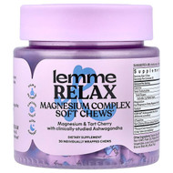 <img alt="Lemme, Relax, Magnesium Complex Soft Chews, Blackberry Lemonade, 30 Individually Wrapped Chews" title="Lemme, Relax, Magnesium Complex Soft Chews, Blackberry Lemonade, 30 Individually Wrapped Chews,850058077239"