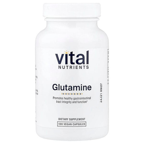 <img alt="Vital Nutrients, Glutamine, 100 Vegan Capsules (850 mg per Capsule)" title="Vital Nutrients, Glutamine, 100 Vegan Capsules (850 mg per Capsule),693465113110"
