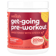 <img alt="Wellah, Get-Going Pre-Workout, Fruit Punch, 11.7 oz (327 g)" title="Wellah, Get-Going Pre-Workout, Fruit Punch, 11.7 oz (327 g),850057089684"