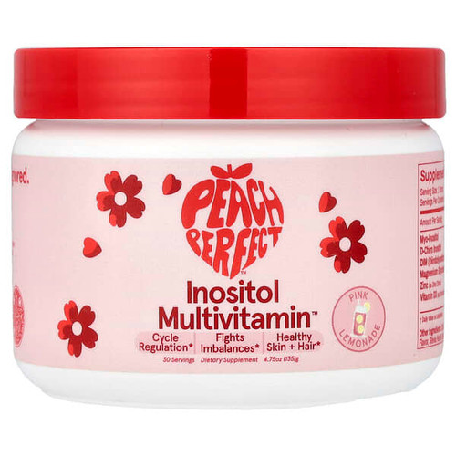 <img alt="Peach Perfect, Inositol Multivitamin, Pink Lemonade, 4.75 oz (135 g)" title="Peach Perfect, Inositol Multivitamin, Pink Lemonade, 4.75 oz (135 g),850057174144"