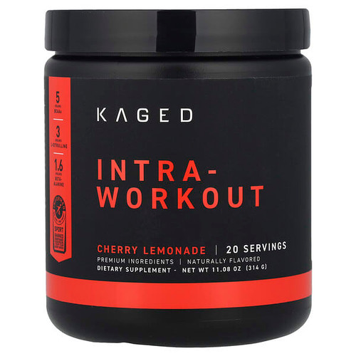 <img alt="Kaged, Intra-Workout, Cherry Lemonade, 11.08 oz (314 g)" title="Kaged, Intra-Workout, Cherry Lemonade, 11.08 oz (314 g),850045966508"