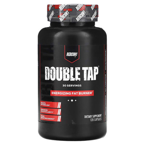 <img alt="Redcon1, Double Tap, Energizing Fat Burner, 120 Capsules" title="Redcon1, Double Tap, Energizing Fat Burner, 120 Capsules,810044571578"