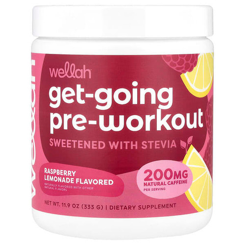 <img alt="Wellah, Get-Going Pre-Workout, Raspberry Lemonade, 11.9 oz (333 g)" title="Wellah, Get-Going Pre-Workout, Raspberry Lemonade, 11.9 oz (333 g),850057089707"