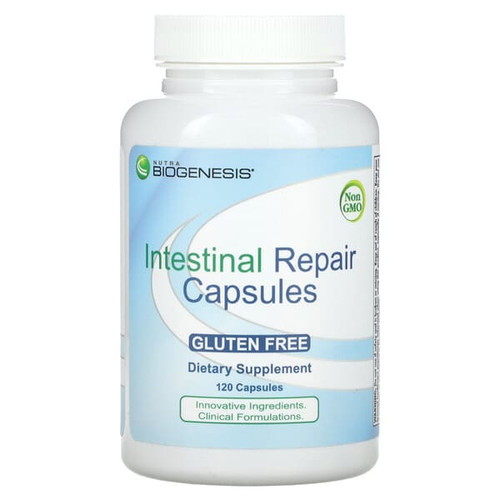 <img alt="Nutra BioGenesis, Intestinal Repair Capsules, 120 Capsules" title="Nutra BioGenesis, Intestinal Repair Capsules, 120 Capsules,812806102501"