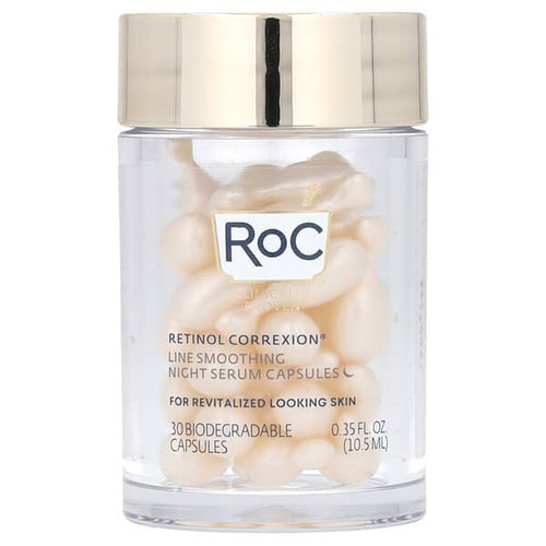 <img alt="RoC, Retinol Correxion, Line Smoothing Night Serum Capsules, 30 Biodegradable Capsules, 0.35 fl oz (10.5 ml)" title="RoC, Retinol Correxion, Line Smoothing Night Serum Capsules, 30 Biodegradable Capsules, 0.35 fl oz (10.5 ml),840103210155"