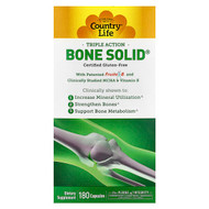 <img alt="Country Life, Triple Action Bone Solid, 180 Capsules" title="Country Life, Triple Action Bone Solid, 180 Capsules,015794050339"
