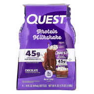 <img alt="Quest Nutrition, Protein Milk Shake, Chocolate, 4 Bottles, 14 fl oz (414 ml) Each" title="Quest Nutrition, Protein Milk Shake, Chocolate, 4 Bottles, 14 fl oz (414 ml) Each,888849015993"