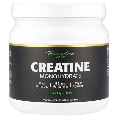 <img alt="Paradise Herbs, Creatine Monohydrate, Green Apple, 522 g" title="Paradise Herbs, Creatine Monohydrate, Green Apple, 522 g,601944779207"