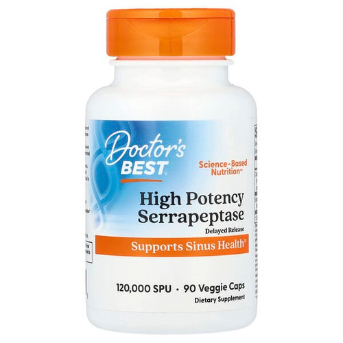 <img alt="Doctors Best, High Potency Serrapeptase, 90 Veggie Caps" title="Doctors Best, High Potency Serrapeptase, 90 Veggie Caps,753950002319"