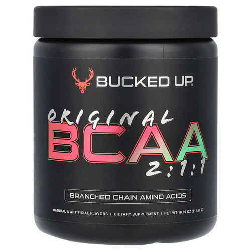 <img alt="Bucked Up, Original BCAA 2-1-1, Strawberry Mojito, 10.99 oz (311.57 g)" title="Bucked Up, Original BCAA 2-1-1, Strawberry Mojito, 10.99 oz (311.57 g),811374032340"