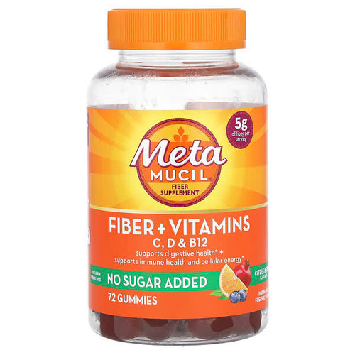 <img alt="Metamucil, Fiber + Vitamins, C, D,& B12, Citrus Berry, 72 Gummies" title="Metamucil, Fiber + Vitamins, C, D,& B12, Citrus Berry, 72 Gummies,030772089712"