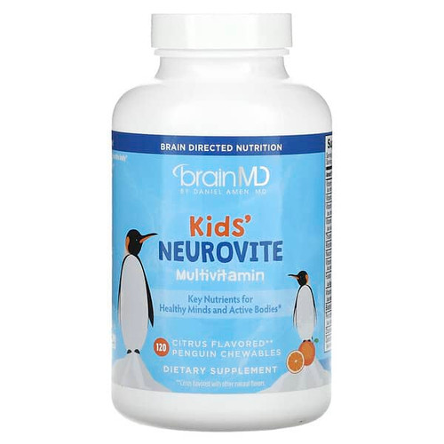 <img alt="BrainMD, Kids, Neurovite  Multivitamin, Citrus, 120 Penguin Chewables" title="BrainMD, Kids, Neurovite  Multivitamin, Citrus, 120 Penguin Chewables,857568003284"